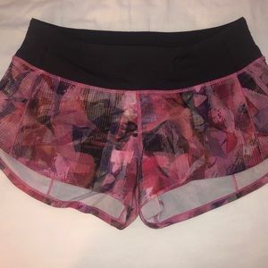 Pink Lululemon Shorts